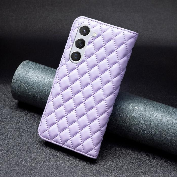 Bild 5, Samsung Galaxy S23 Fodral Diamond Textur Lila