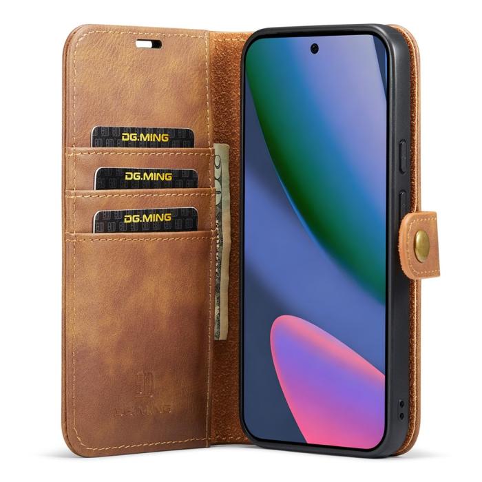 Bild 3, DG.MING Google Pixel 11 Pro XL Fodral Magnet 2in1 Brun