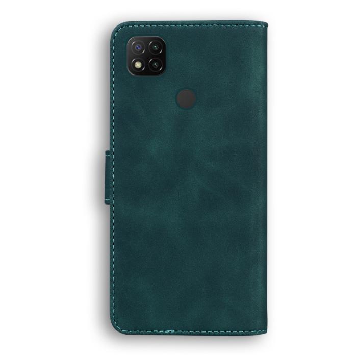 Bild 3, Xiaomi Redmi 9C Fodral Läder Mörk Grön