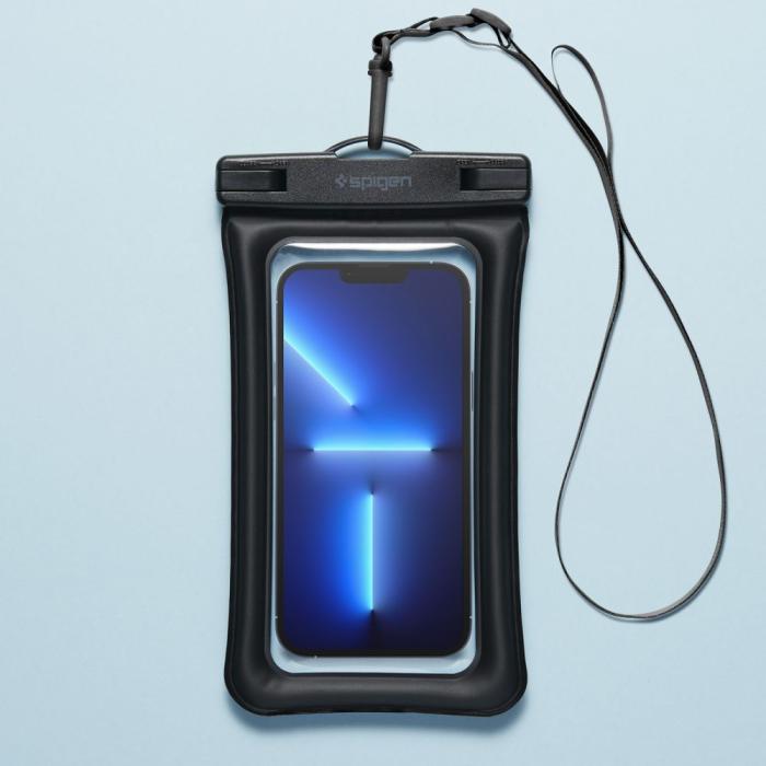 Bild 2, Spigen 2-PACK Universal Flytande Vattentät Påse / Mobilväska Svart