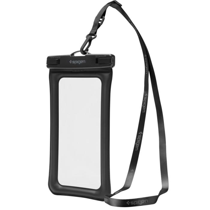 Bild 4, Spigen 2-PACK Universal Flytande Vattentät Påse / Mobilväska Svart