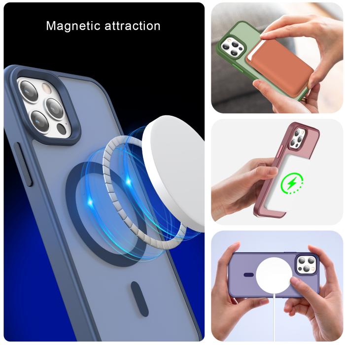 Bild 6, ColorPop iPhone 12 Pro Max Skal CH MagSafe Matt Ljus Lila