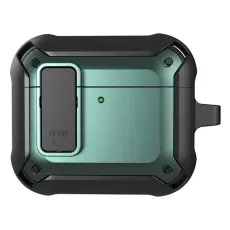 AirPods 4 Skal Shockproof Hybrid Armor Gr&ouml;n