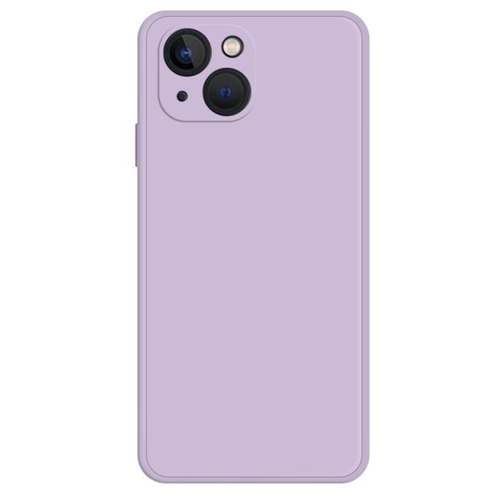 Bild 1, iPhone 15 Plus Skal Gummerad TPU Lila