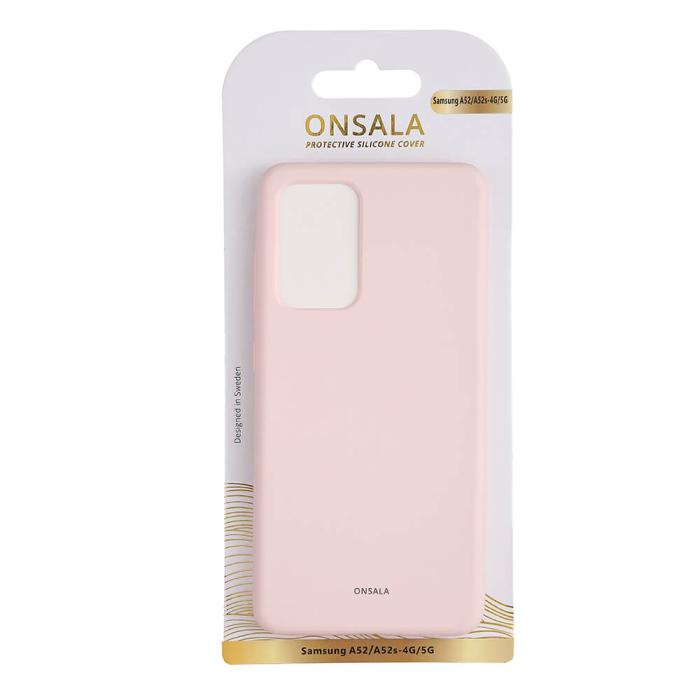 Bild 2, ONSALA Samsung Galaxy A52 / A52s Mobilskal Silikon Sand Rosa