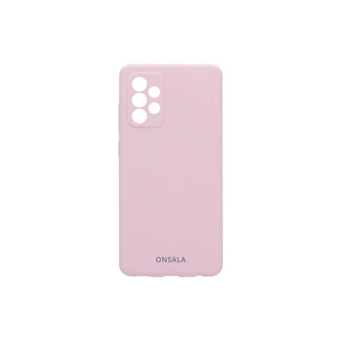 Bild 1, ONSALA Samsung Galaxy A72 Mobilskal Silikon Sand Rosa