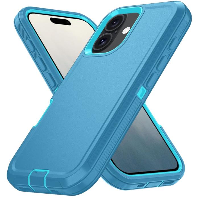 Bild 2, iPhone 16 Skal Extreme Shockproof Hybrid Blå