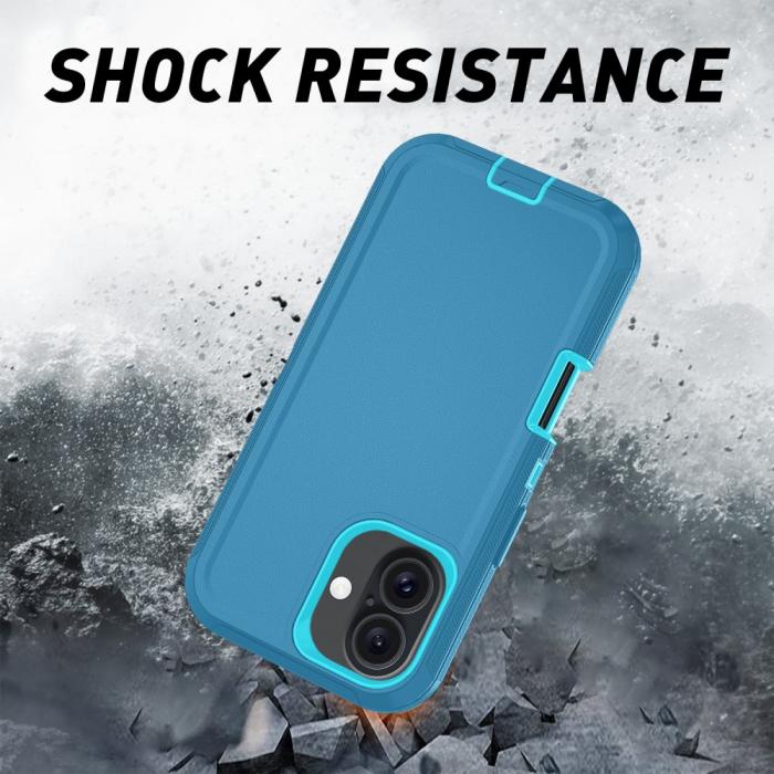 Bild 5, iPhone 16 Skal Extreme Shockproof Hybrid Blå
