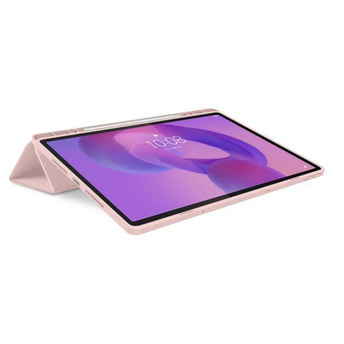 Bild 5, Tech-Protect Lenovo Idea Tab Plus Fodral SC Pennhållare Rosa