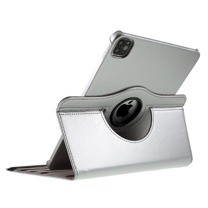 Bild 4, iPad Air 2025-2020 / Pro 11 Fodral 360° Rotation Silver