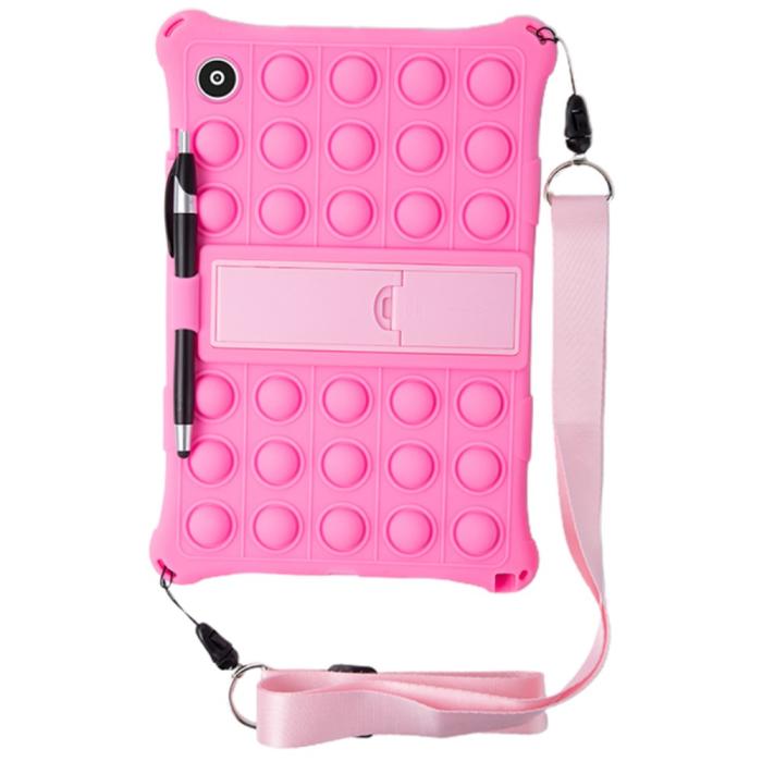 Bild 4, Galaxy Tab A8 10.5 Skal Pop It Fidget Kickstand Rosa