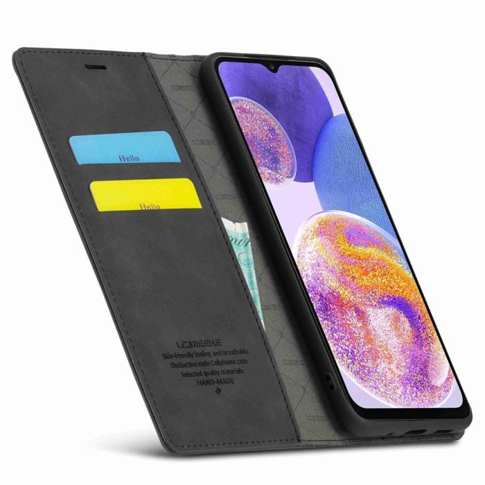 Bild 2, LC.IMEEKE Samsung Galaxy A23 5G Fodral Flip Läder Svart