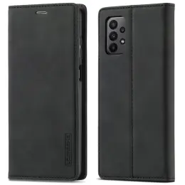 LC.IMEEKE Samsung Galaxy A23 5G Fodral Flip Läder Svart