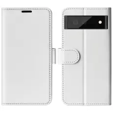 Google Pixel 7 Fodral Crazy Horse Läder Vit