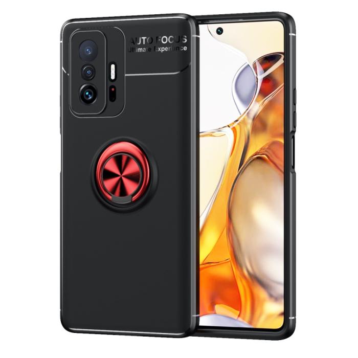Bild 1, Xiaomi 11T / 11T Pro Skal Ring Svart/Röd