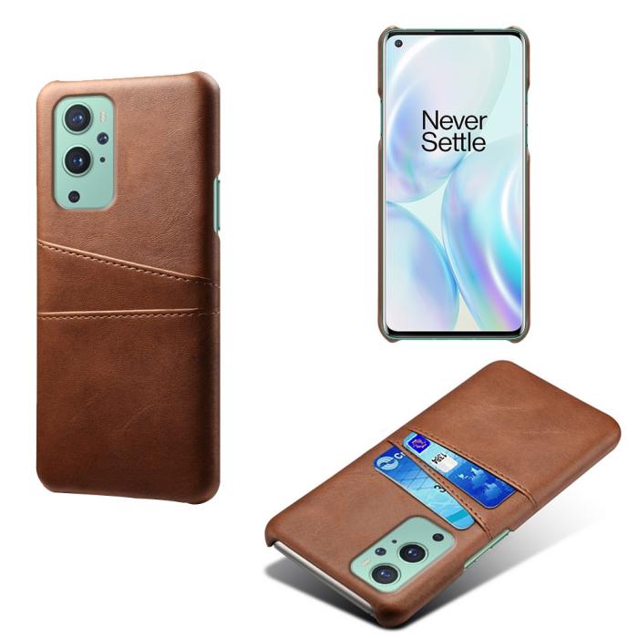 Bild 1, OnePlus 9 - KSQ Skal Med Kortfack - Brun