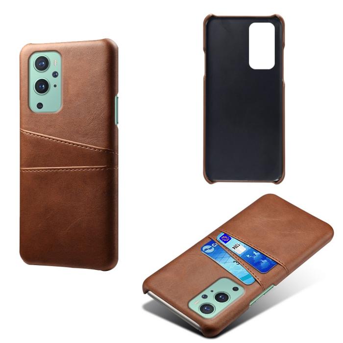 Bild 2, OnePlus 9 - KSQ Skal Med Kortfack - Brun