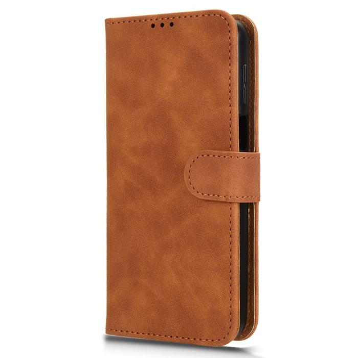 Bild 5, Motorola Moto G55 5G Fodral Läder Brun