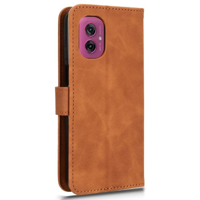 Bild 6, Motorola Moto G55 5G Fodral Läder Brun