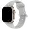 Silikon Armband Butterfly Apple Watch 42/44/45/49 mm (M/L) Grå