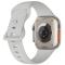 Silikon Armband Butterfly Apple Watch 42/44/45/49 mm (M/L) Grå