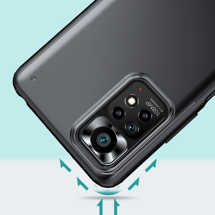 Bild 4, Xiaomi Redmi Note 11 4G Skal Armor Hybrid Matt Blå