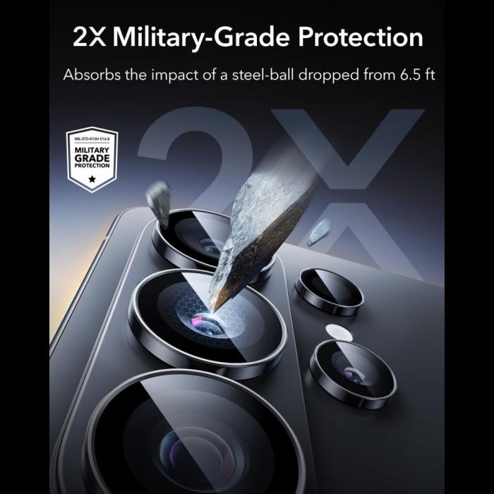 Bild 4, ESR Samsung Galaxy S26 Ultra Linsskydd Armorite Svart