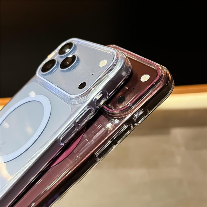Bild 6, iPhone 18 Pro / 17 Pro Skal MagSafe Transparent/Ljus Blå