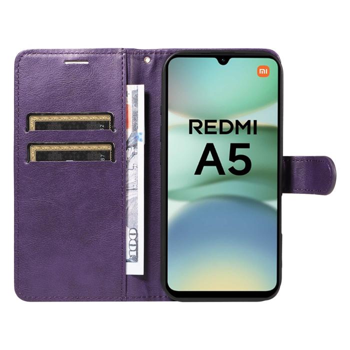 Bild 2, Xiaomi Redmi A5 Fodral Läder Lila