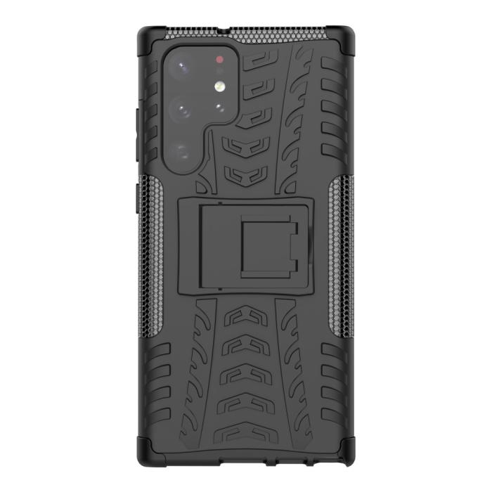 Bild 2, Samsung Galaxy S22 Ultra Skal Ultimata Stöttåligt med Stöd Svart