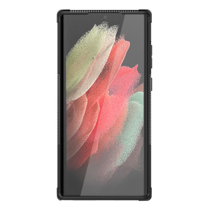 Bild 4, Samsung Galaxy S22 Ultra Skal Ultimata Stöttåligt med Stöd Svart