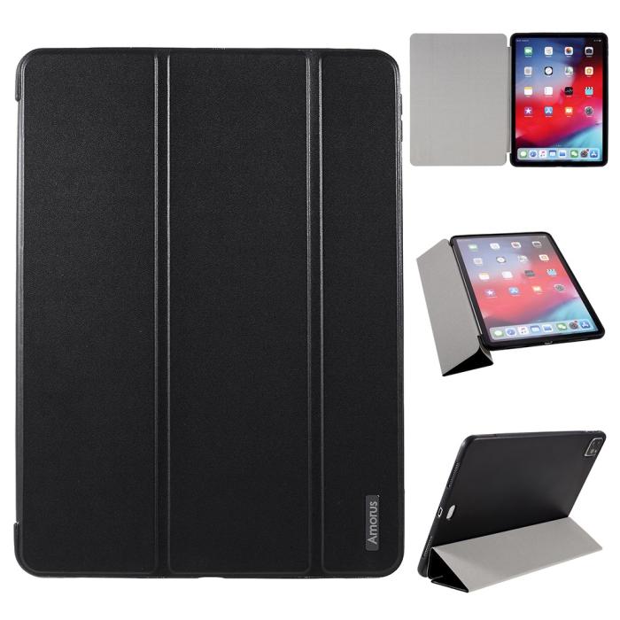 Bild 1, AMORUS iPad Air 2025-2020/Pro 11 2018/2020 Fodral Läder