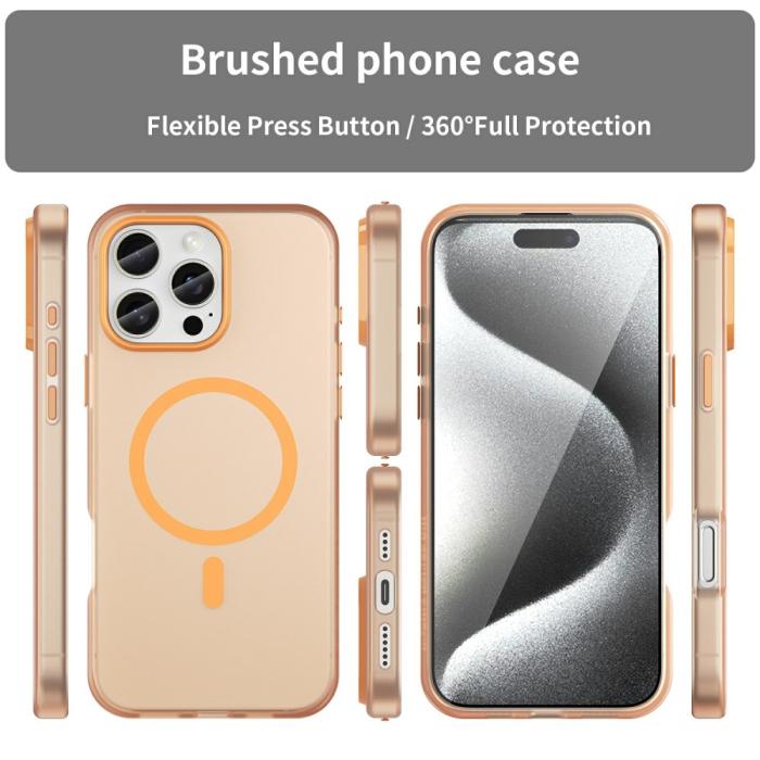 Bild 3, iPhone 16 Pro Max Skal MagSafe Slim Matt Orange