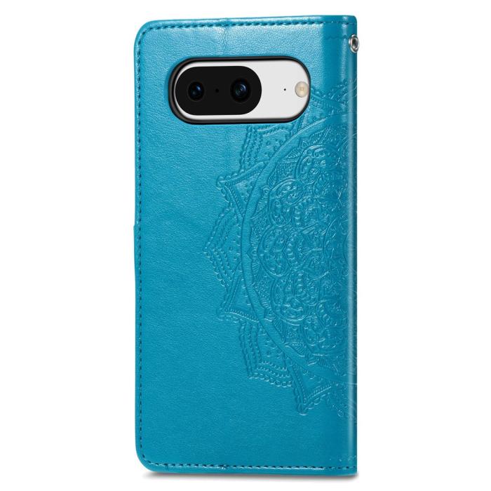 Bild 5, Google Pixel 8 Fodral Mandala Blossom Blå