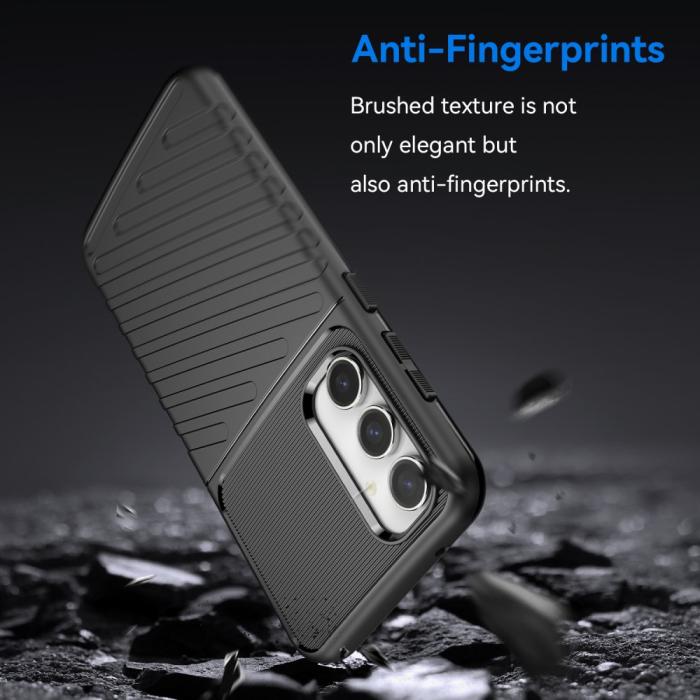 Bild 4, Samsung Galaxy S23 FE Skal Twill Textur Svart
