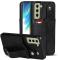 Samsung Galaxy S21 FE Skal Med Kortfack Och Strap Svart