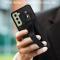 Samsung Galaxy S21 FE Skal Med Kortfack Och Strap Svart