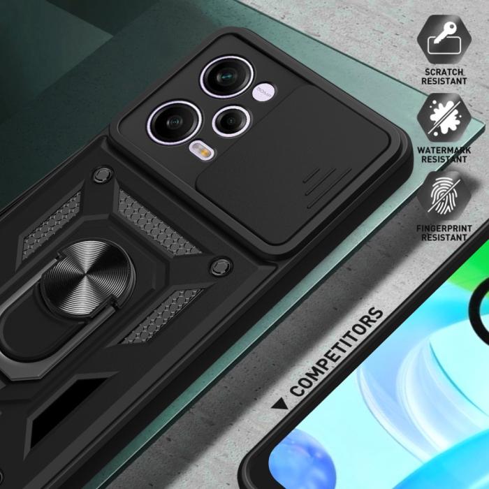 Bild 5, Xiaomi Redmi Note 12 Pro 5G Skal CamShield Ring Hybrid Guld