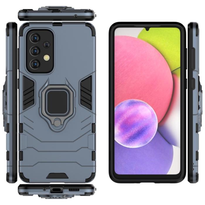Bild 3, Samsung Galaxy A33 5G Skal Ring Hybrid Navy Blue