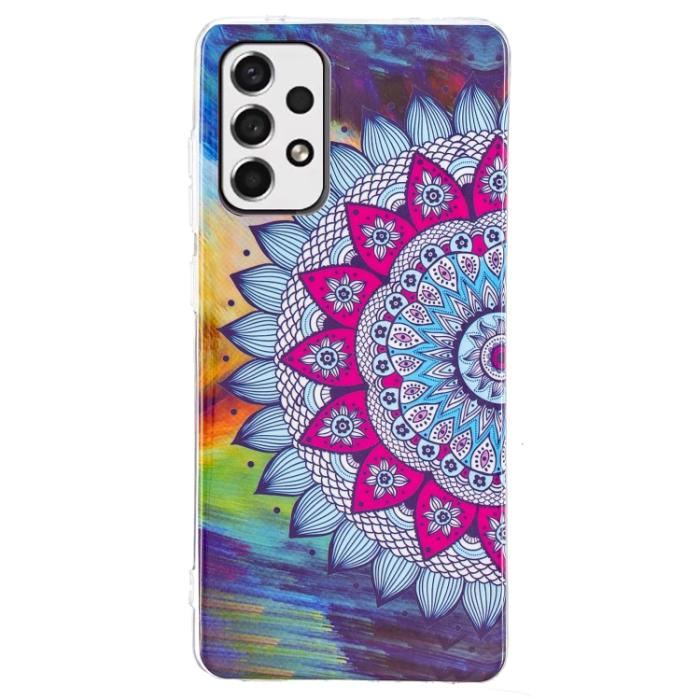 Bild 2, Samsung Galaxy A33 5G Skal Glow-in-dark Mandala Blomma