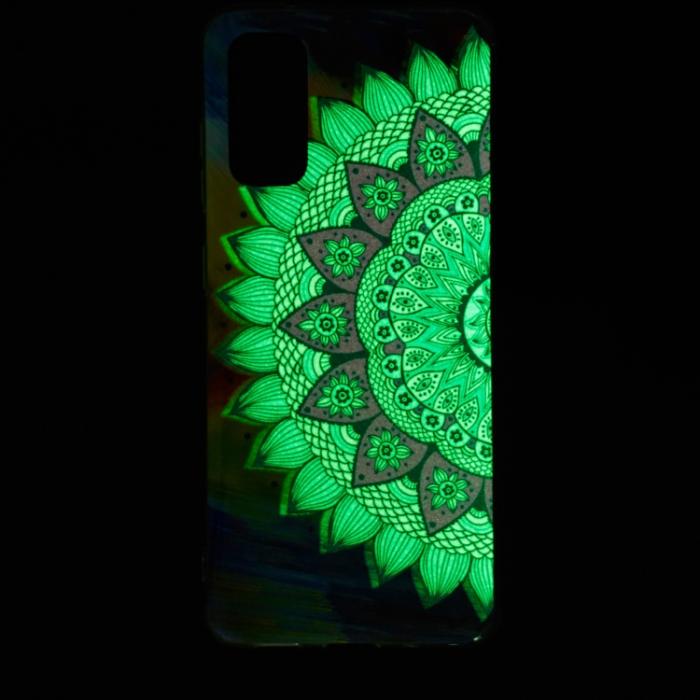 Bild 4, Samsung Galaxy A33 5G Skal Glow-in-dark Mandala Blomma