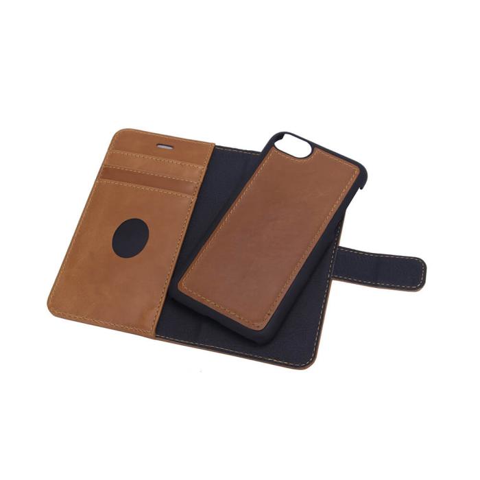 Bild 4, Radicover iPhone 7/8/SE Mobilfodral 2in1 Äkta Läder Brun