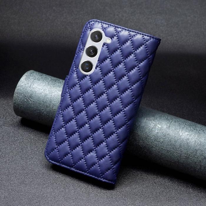 Bild 5, Samsung Galaxy S23 Fodral Diamond Textur Blå