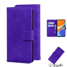 Xiaomi Redmi 9C Fodral Läder Lila