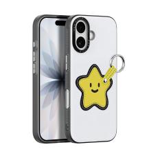 DUX DUCIS iPhone 17 Skal PU-L&auml;der Stj&auml;rna Vit