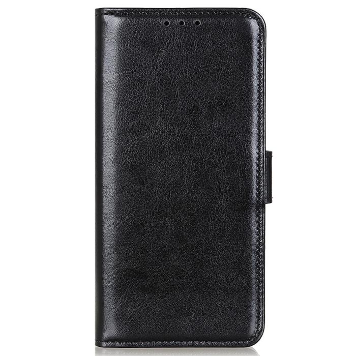 Bild 5, Google Pixel 10/10 Pro / 9/9 Pro Fodral Crazy Horse Läder Svart