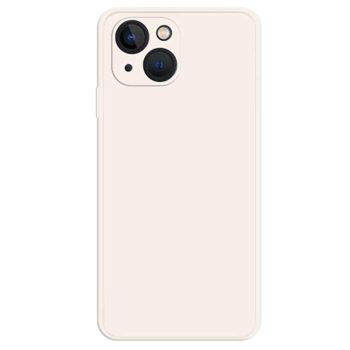 Bild 1, iPhone 15 Plus Skal Gummerad TPU Beige