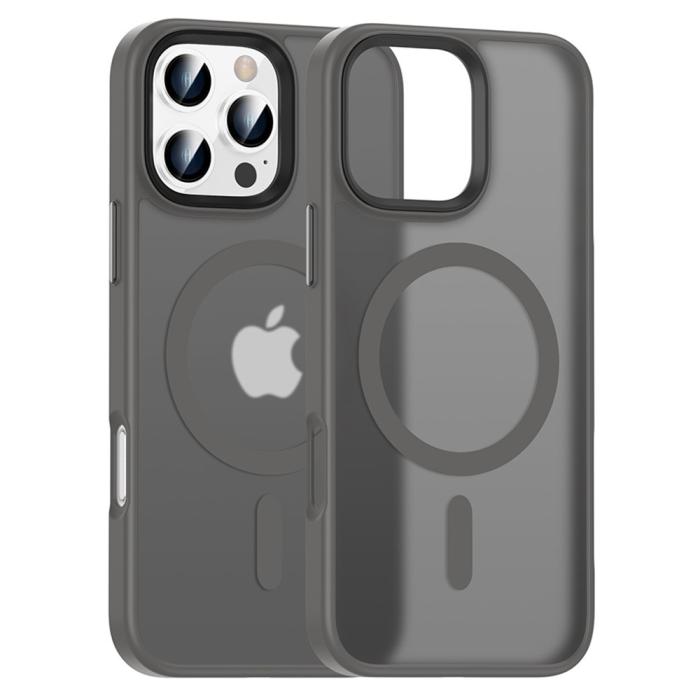 Bild 1, iPhone 16 Pro Max Skal MagSafe Hybrid Titanium Grå