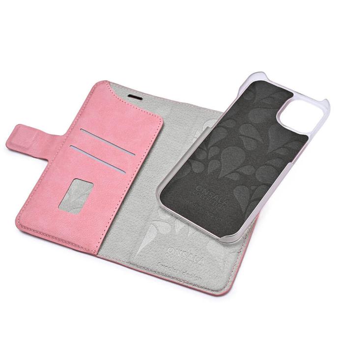 Bild 3, ONSALA iPhone 13 2in1 Magnet Fodral / Skal Dusty Pink