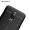 OnePlus 6T - Litchi läderskal - Svart